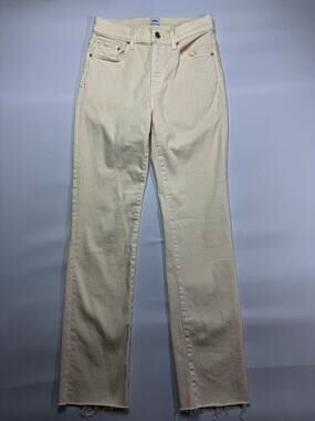 Edwin Women's Bree Vanilla Mid-Rise Straight Crop Stretch Denim Jeans - 26x28